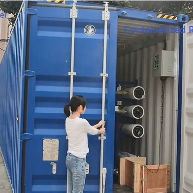 Containerized RO seawater desalination plant system- HYSWRO